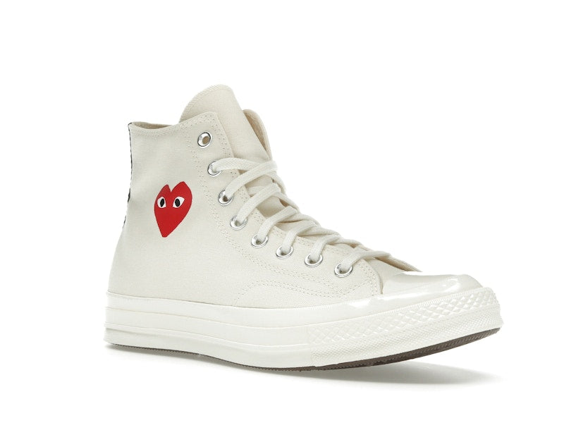 Converse Chuck Taylor All Star 70 Hi Comme des Garcons PLAY Single Heart Milk - Ansicht 5