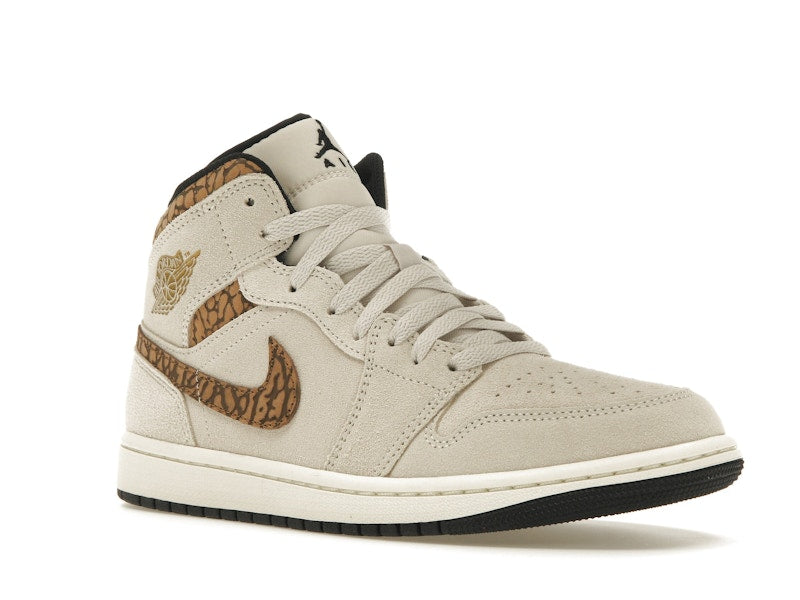 Air Jordan 1 Mid SE Brown Elephant - vue 4