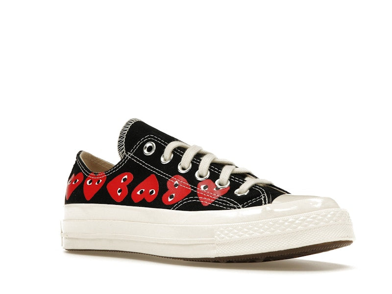 Converse Chuck Taylor All Star 70 Ox Comme des Garcons PLAY Multi-Heart Black - widok 4