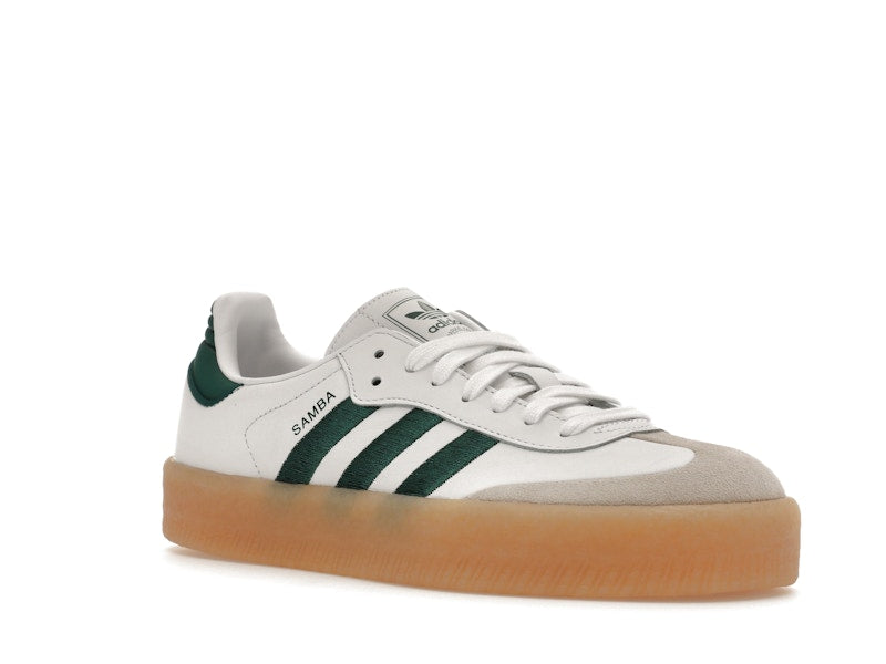 adidas Sambae White Collegiate Green Gum (Women's) - visning 5