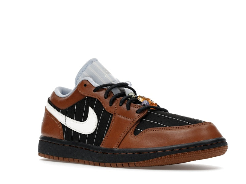 Jordan 1 Low SE Black Sail Light British Tan - vue 5