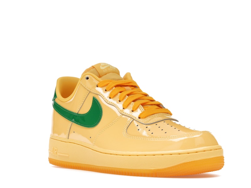 Nike Air Force 1 Low Patent Leather Topaz Gold Pine Green - Ansicht 6