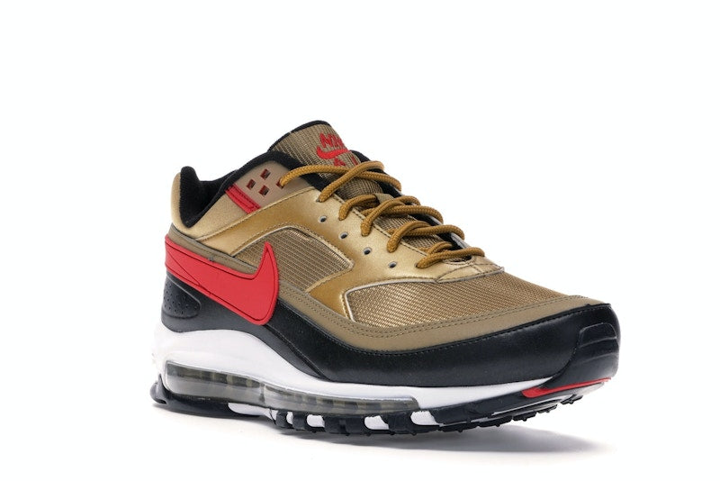 Nike Air Max 97 BW Metallic Gold University Red Black - vue 6