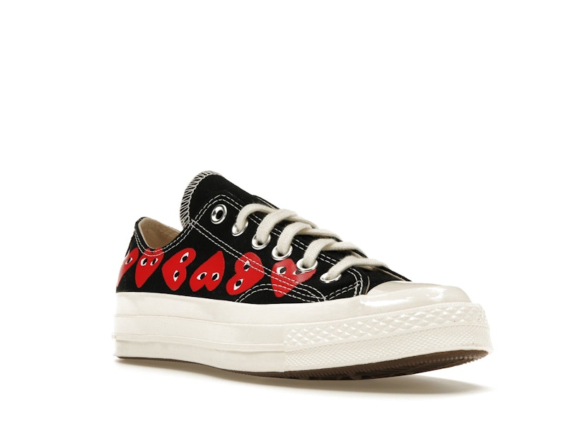 Converse Chuck Taylor All Star 70 Ox Comme des Garcons PLAY Multi-Heart Black - widok 5