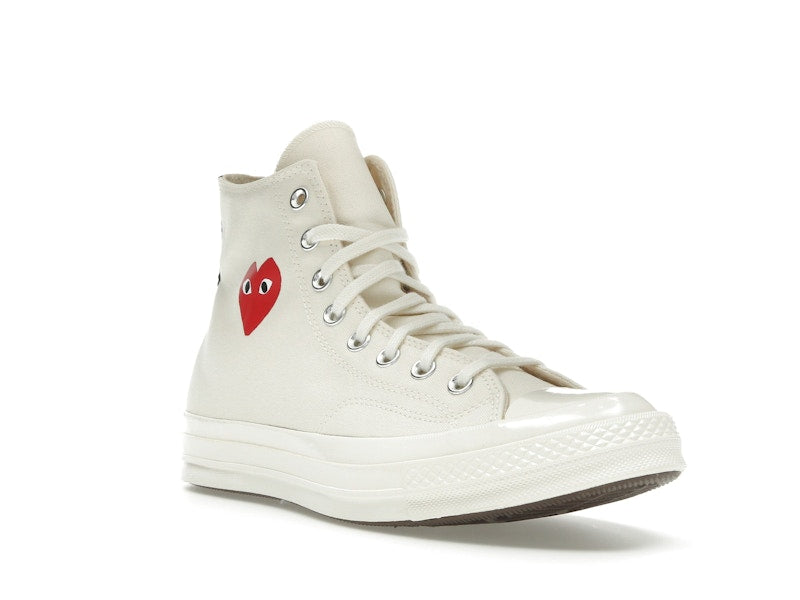Converse Chuck Taylor All Star 70 Hi Comme des Garcons PLAY Single Heart Milk - Ansicht 6