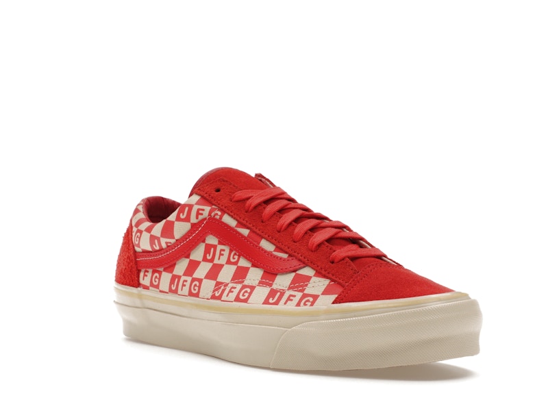Vans Vault OG Style 36 LX Joe Freshgoods The Honeymoon Stage Red - view 6