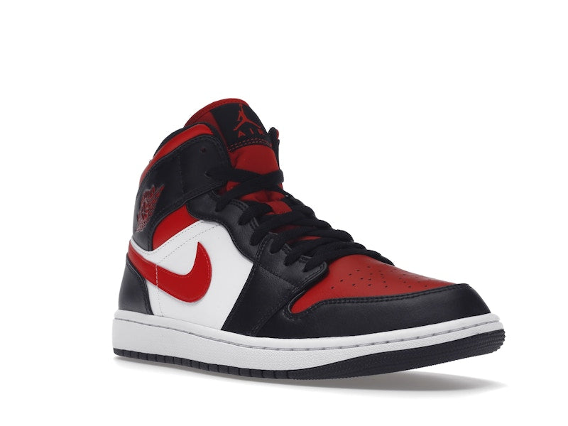 Air Jordan 1 Mid White Black Red (2022) - visning 5
