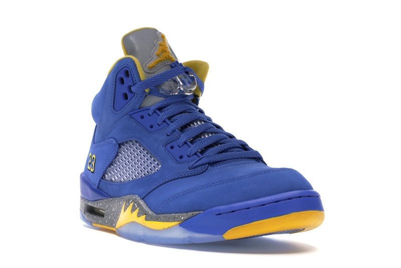 Jordan 5 Retro JSP Laney Varsity Royal - vue 7