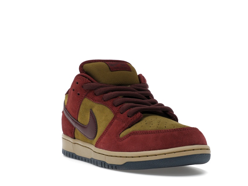 Nike SB Dunk Low Dark Team Red Olive Flak - widok 6