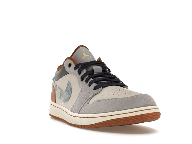 Jordan 1 Low SE Phantom Repaired Denim Swoosh - vue 7
