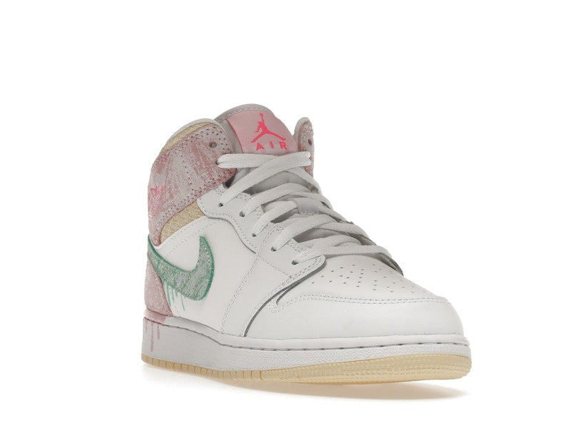 Air Jordan 1 Mid Paint Drip (GS) - weergave 6