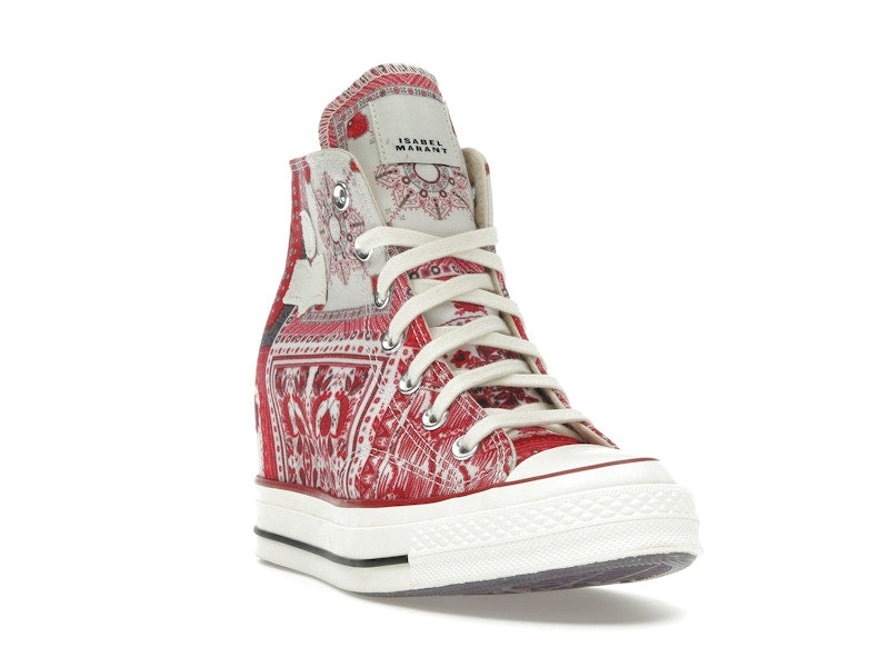 Converse Chuck 70 Internal Wedge Hi Isabel Marant Vanilla Ice Red (Women's) - vue 7