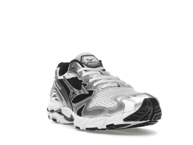 Mizuno Wave Rider 10 White Silver Black - vue 6