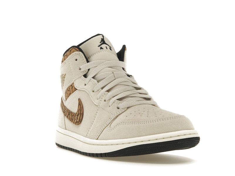 Air Jordan 1 Mid SE Brown Elephant - vue 6