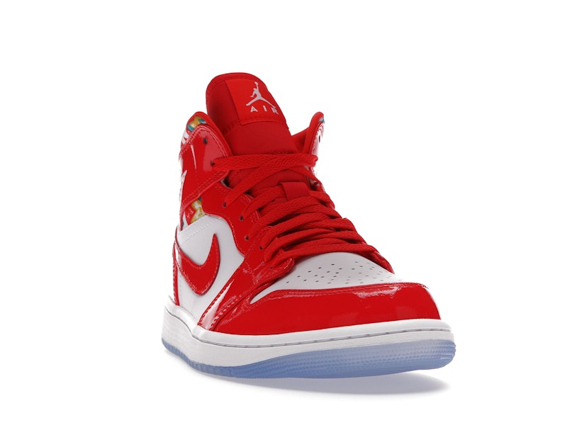 Jordan 1 Mid Barcelona Sweater Red Patent - Ansicht 8
