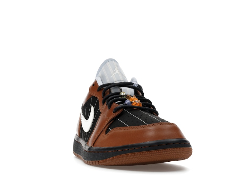 Jordan 1 Low SE Black Sail Light British Tan - vue 8