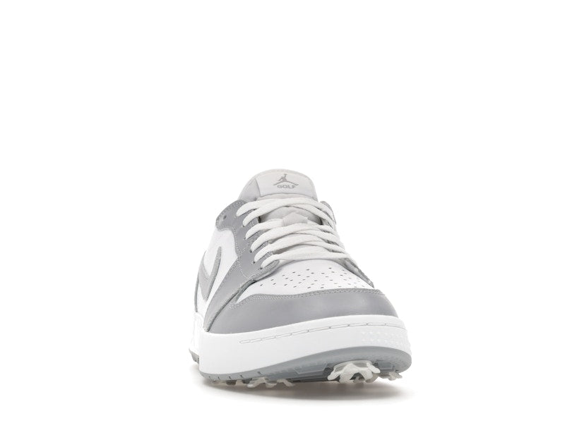 Jordan 1 Low Golf Spiked Wolf Grey White - vue 9