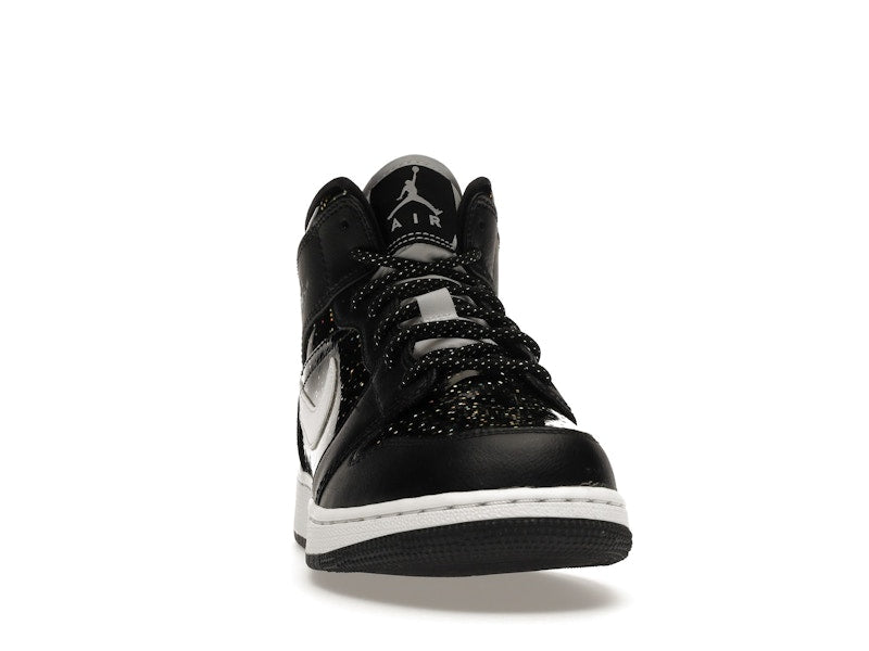 Air Jordan 1 Mid Black Speckle (GS) - visning 8
