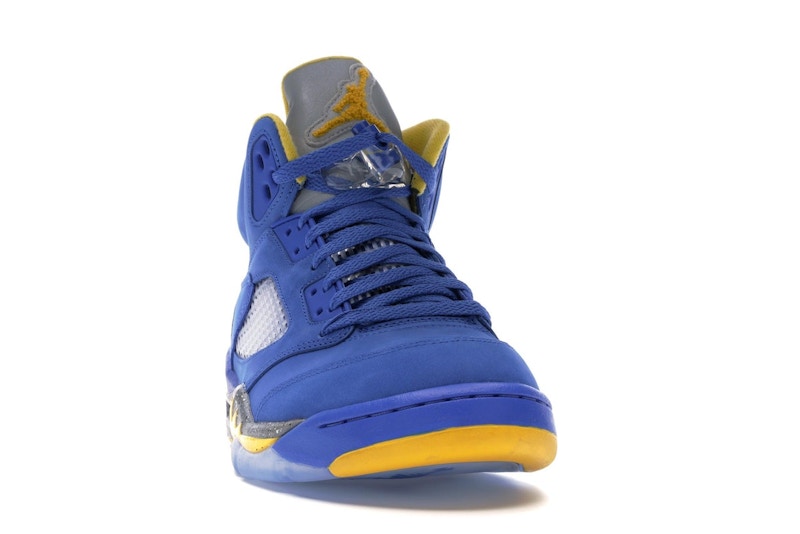 Jordan 5 Retro JSP Laney Varsity Royal - vue 9