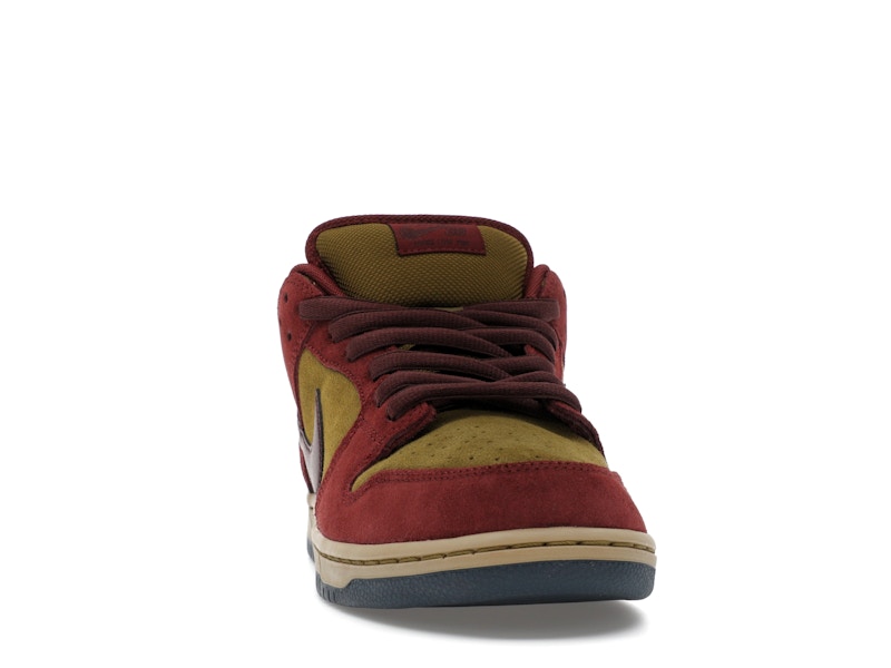 Nike SB Dunk Low Dark Team Red Olive Flak - widok 8