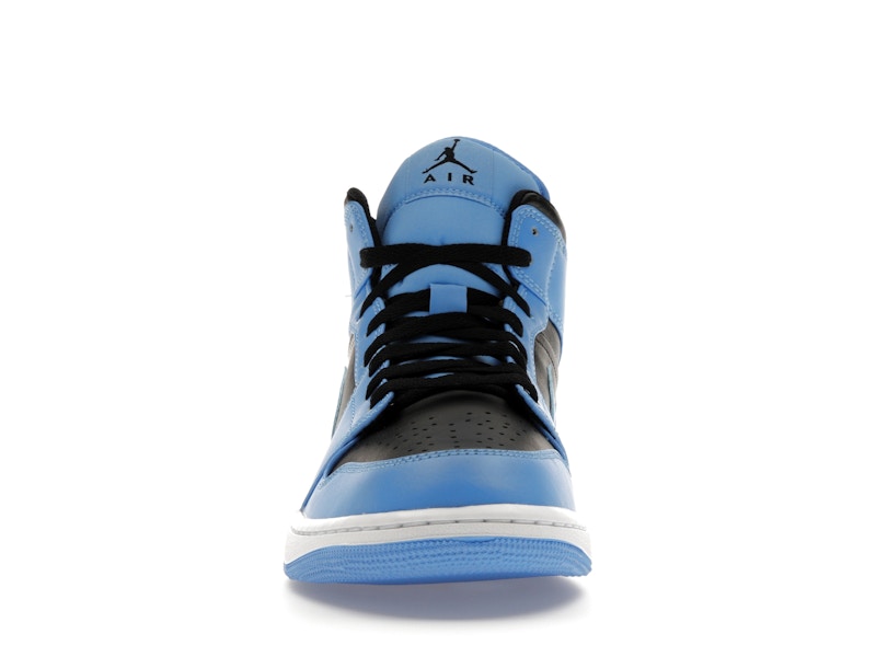 Air Jordan 1 Mid Azul Universitario Negro - vista 9