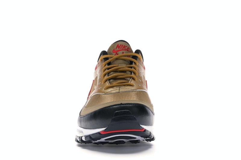 Nike Air Max 97 BW Metallic Gold University Red Black - vue 10