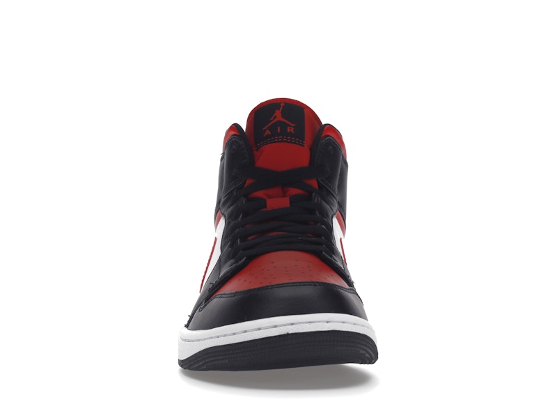 Air Jordan 1 Mid White Black Red (2022) - visning 9