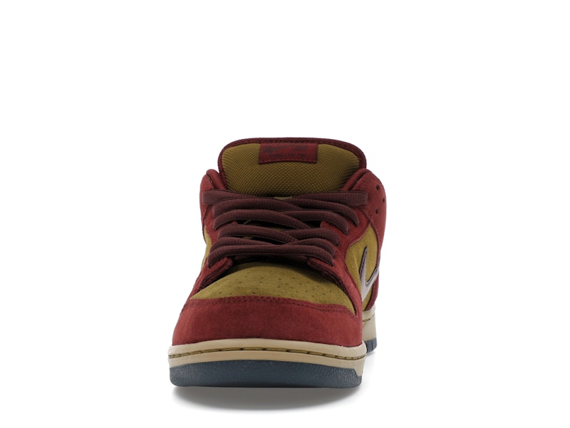 Nike SB Dunk Low Dark Team Red Olive Flak - widok 10