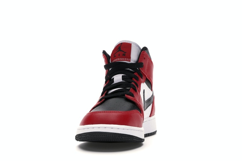 Air Jordan 1 Mid Chicago Black Toe (GS) - weergave 10