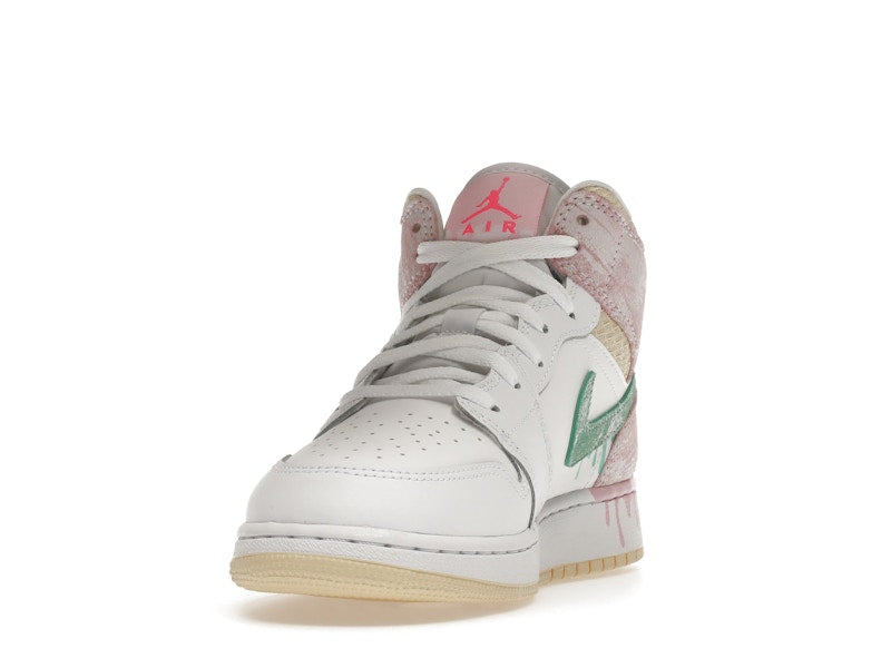 Air Jordan 1 Mid Paint Drip (GS) - weergave 11