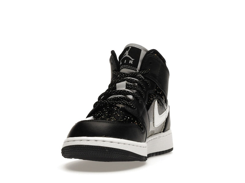 Air Jordan 1 Mid Black Speckle (GS) - visning 11