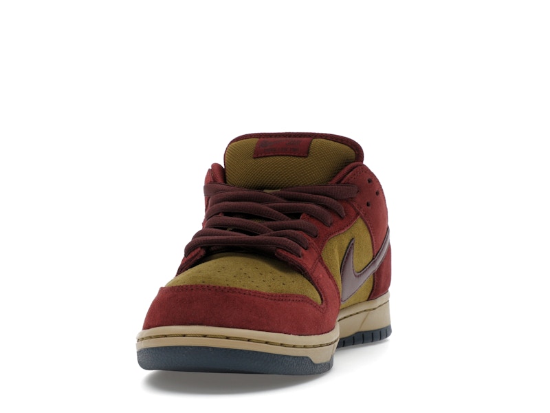 Nike SB Dunk Low Dark Team Red Olive Flak - widok 11