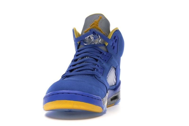 Jordan 5 Retro JSP Laney Varsity Royal - vue 12