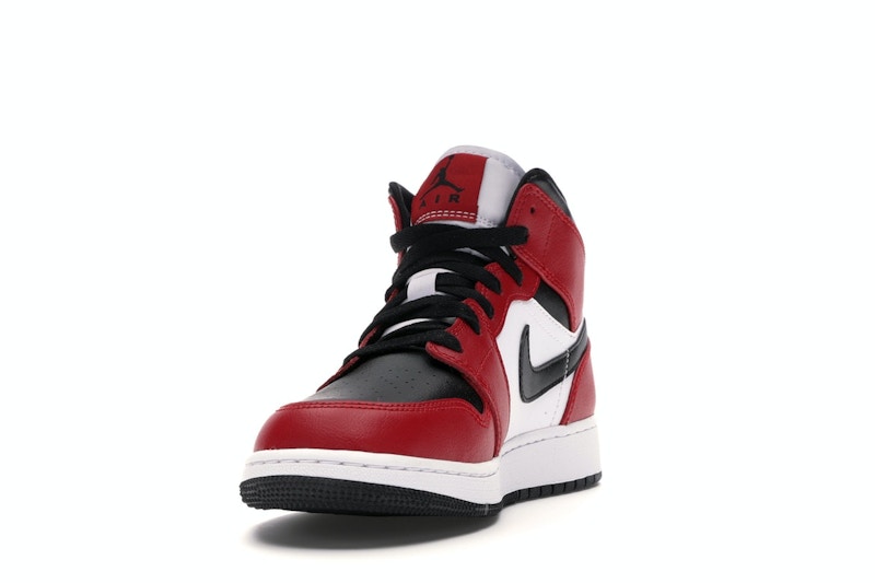 Air Jordan 1 Mid Chicago Black Toe (GS) - weergave 11