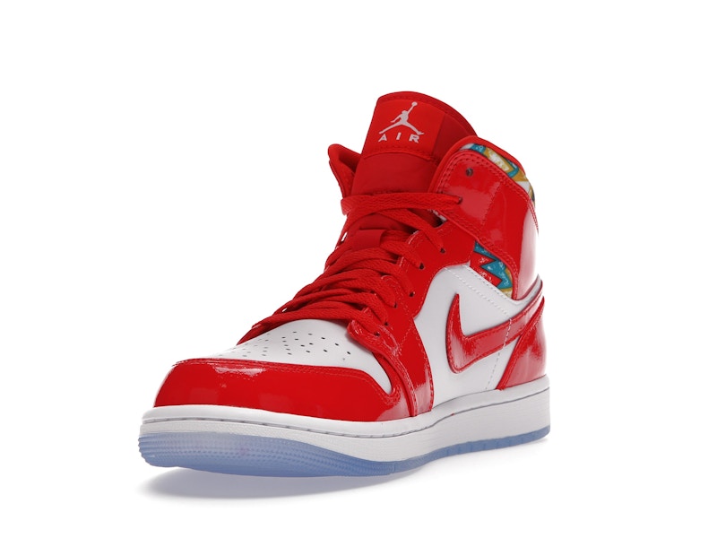 Jordan 1 Mid Barcelona Sweater Red Patent - Ansicht 13