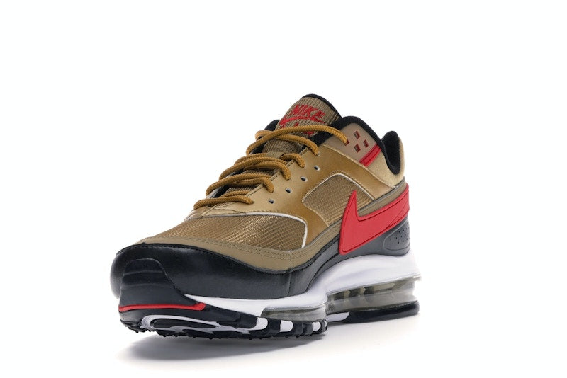 Nike Air Max 97 BW Metallic Gold University Red Black - vue 13