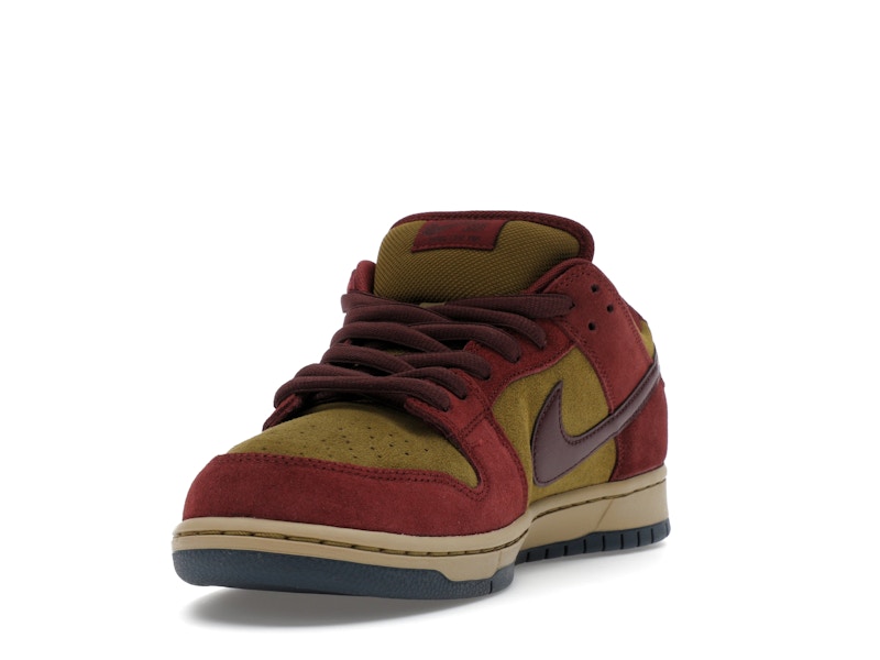 Nike SB Dunk Low Dark Team Red Olive Flak - widok 12