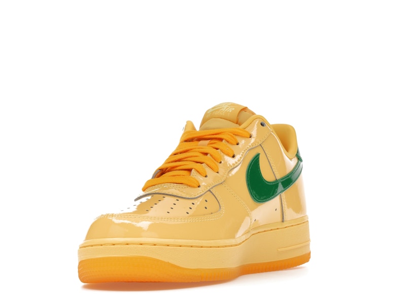 Nike Air Force 1 Low Patent Leather Topaz Gold Pine Green - Ansicht 13