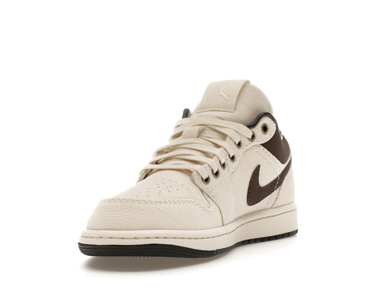 Air Jordan 1 Low Premium Pale Ivory Off Noir Baroque Brown - vue 12