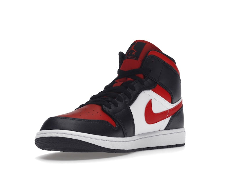 Air Jordan 1 Mid White Black Red (2022) - visning 13