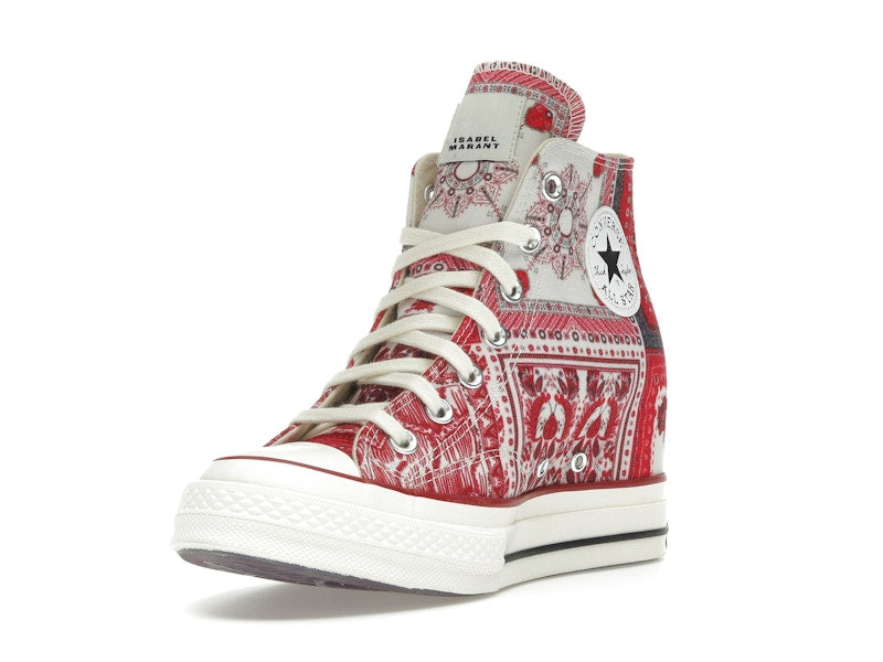 Converse Chuck 70 Internal Wedge Hi Isabel Marant Vanilla Ice Red (Women's) - vue 14