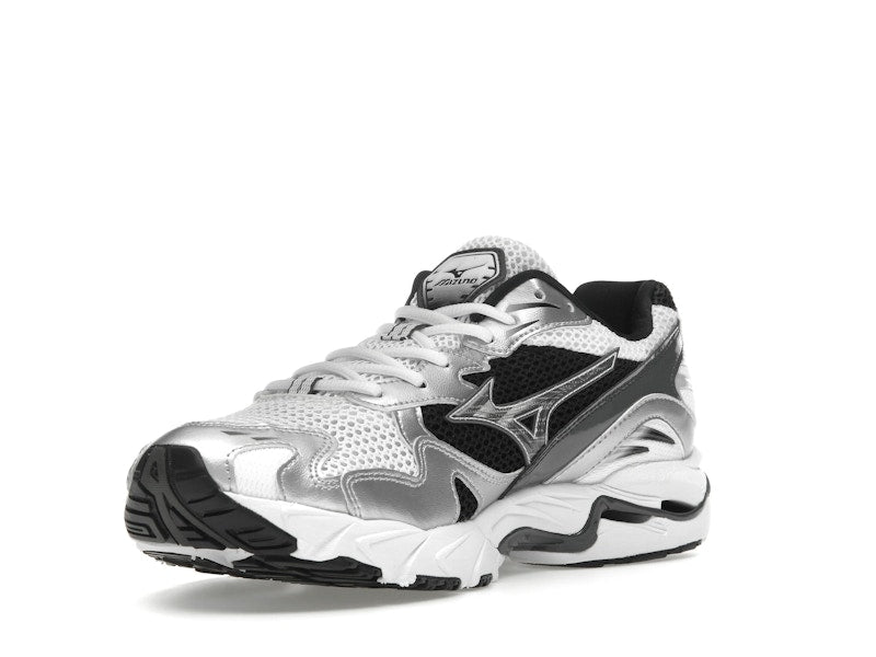 Mizuno Wave Rider 10 White Silver Black - vue 13
