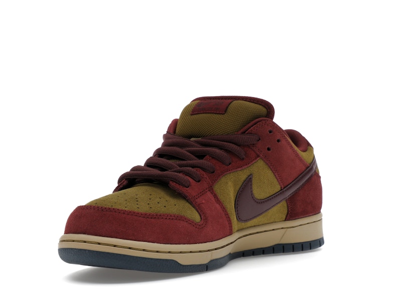 Nike SB Dunk Low Dark Team Red Olive Flak - widok 13