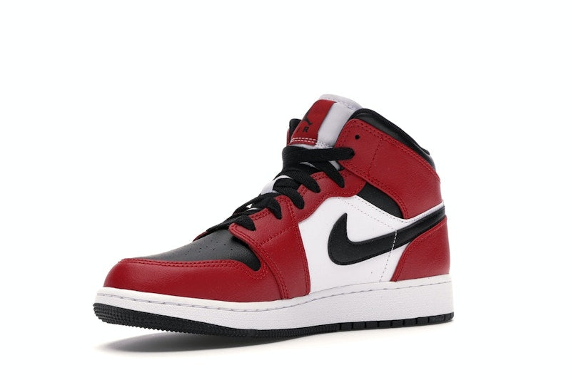 Air Jordan 1 Mid Chicago Black Toe (GS) - weergave 14