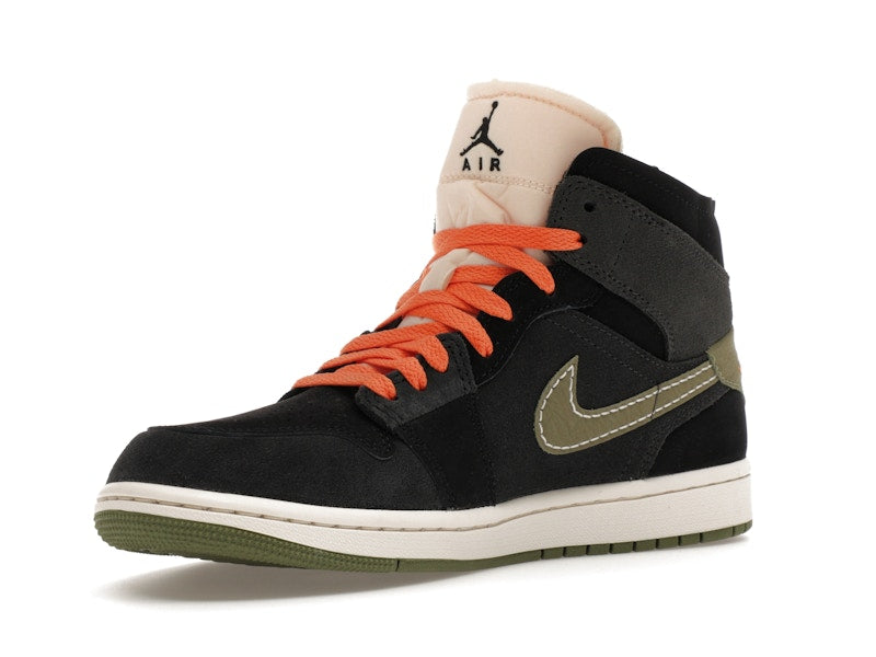 Air Jordan 1 Mid SE Craft Anthracite Light Olive - visning 14