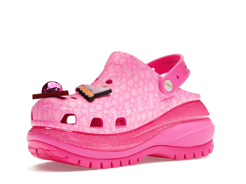 Crocs Classic Mega Crush Clog Barbie The Movie Electric Pink - visning 15