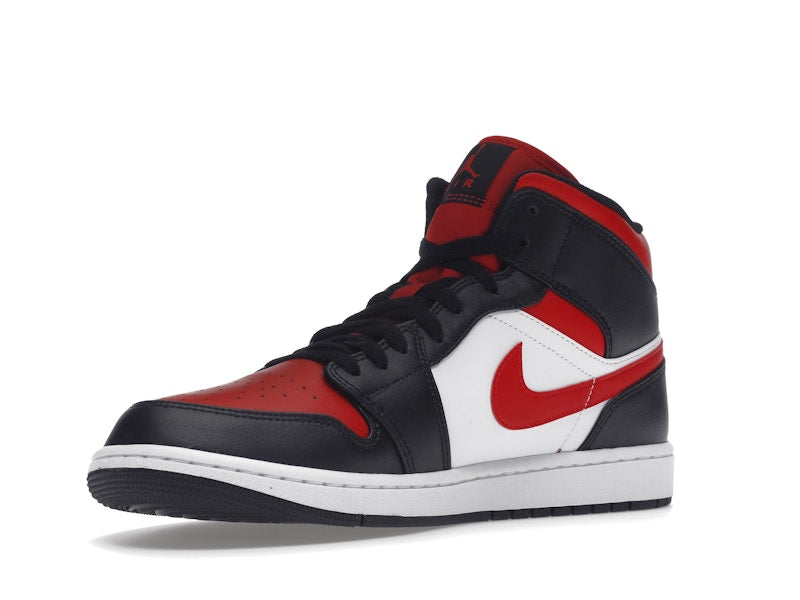 Air Jordan 1 Mid White Black Red (2022) - visning 14