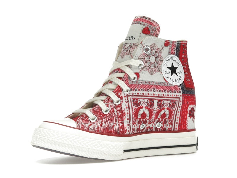 Converse Chuck 70 Internal Wedge Hi Isabel Marant Vanilla Ice Red (Women's) - vue 16