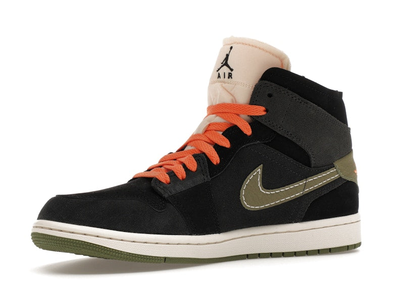 Air Jordan 1 Mid SE Craft Anthracite Light Olive - visning 15