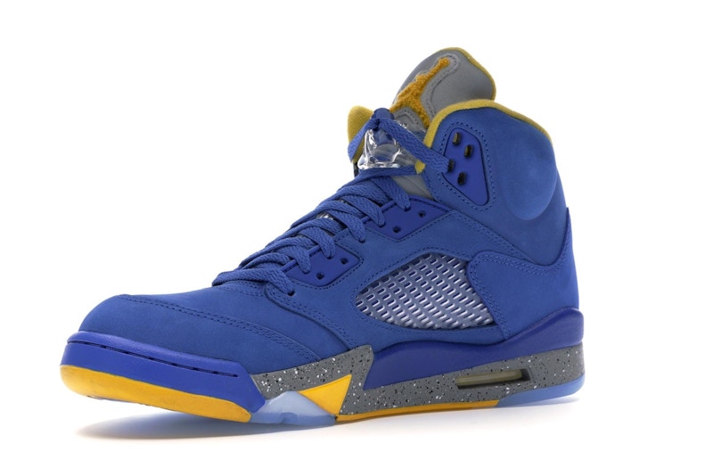Jordan 5 Retro JSP Laney Varsity Royal - vue 16